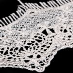 Кружево гипюр (плетёное) 72 мм / 3 метра, 571 молочный