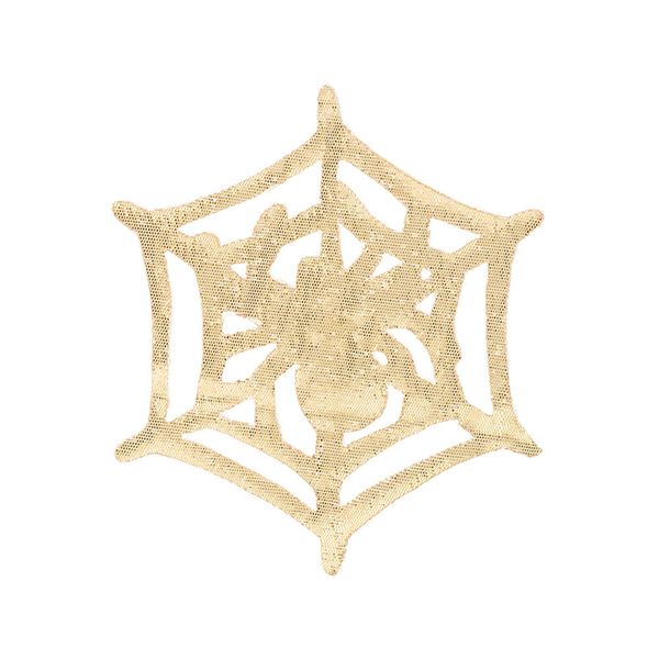 Термоаппликация №4/5, 5 шт, 4-29 паутинка золотая, Blitz