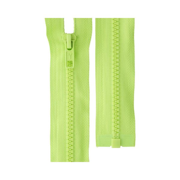 Молния трактор Т5 (5 мм) 1 зам., разъем., 70 см, 227 св.зеленый, G3051 Gamma, 10 шт