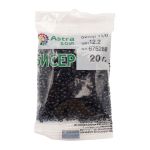 Бисер Astra&Craft 11/0 (2.1 мм), 200 г (10х20 г), цв. 12.2 т.серый прозрачный