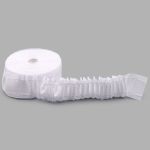 Лента (тесьма) шторная: сборка параллельная (1:2) 75 мм / 50 метров, (7 рядов петель, 2 шнура), C750 белый