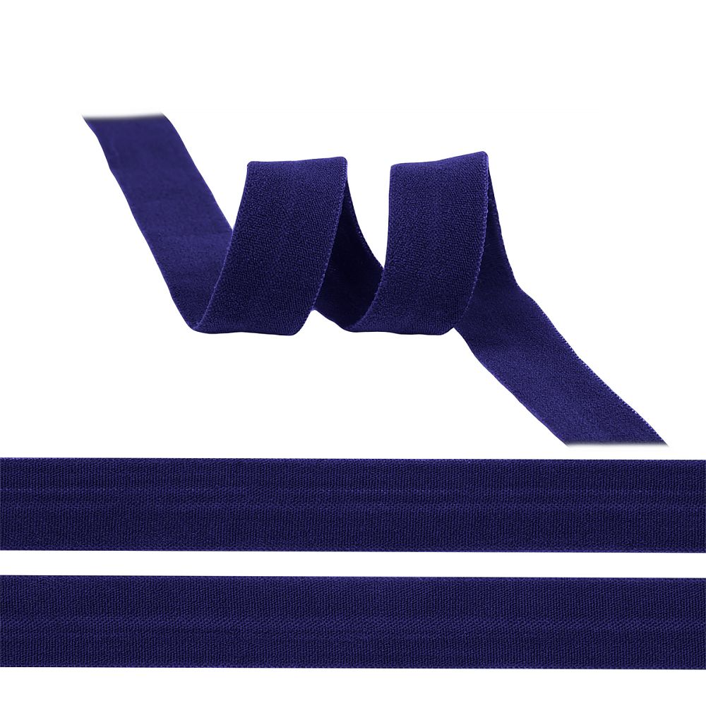 Резинка бельевая (окантовочная) матовая 15.0 мм / 50 метров, ROM.15915S, S915 т.фиолетовый Резинка бельевая (окантовочная) матовая 15.0 мм / 50 метров, ROM.15915S, S915 т.фиолетовый