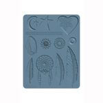 Форма силиконовая для слепков Sculpey Silicone Bakeable Mold, 63 Boho Chic, Sculpey APM