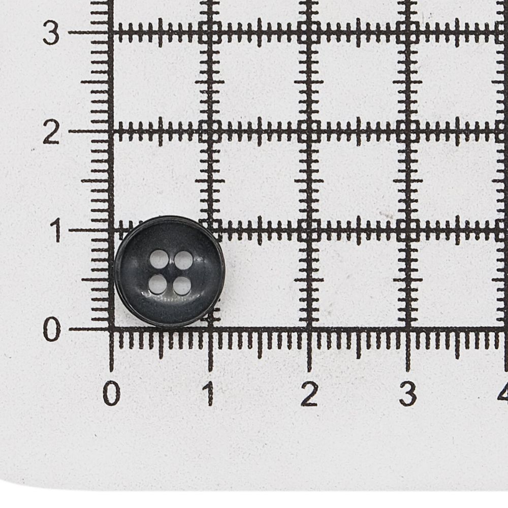 Пуговицы 4 прокола 18L (11мм), (Black черный) CB, 72 шт