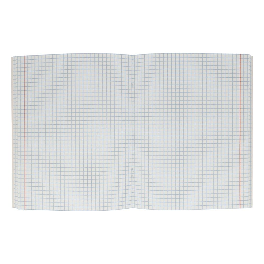 Тетрадь Ботаника A5 96 л. на скобе 60 г/м², 6 шт, клетка, SVT 960621 03 черно- белый зигзаг, Светоч