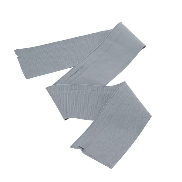 Подвяз (довяз) трикотажный 8.5х90.0 см, с каналом для шнурка, серый, CL-045