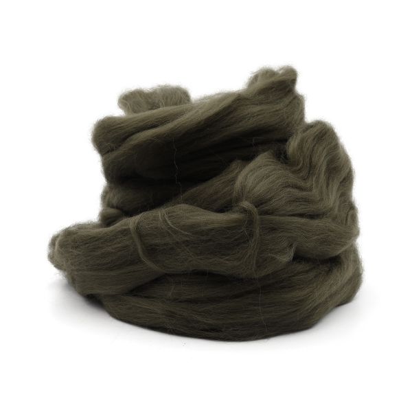 Шерсть для валяния мериносовая тонкая 100%, 100 гр. (19 мох)