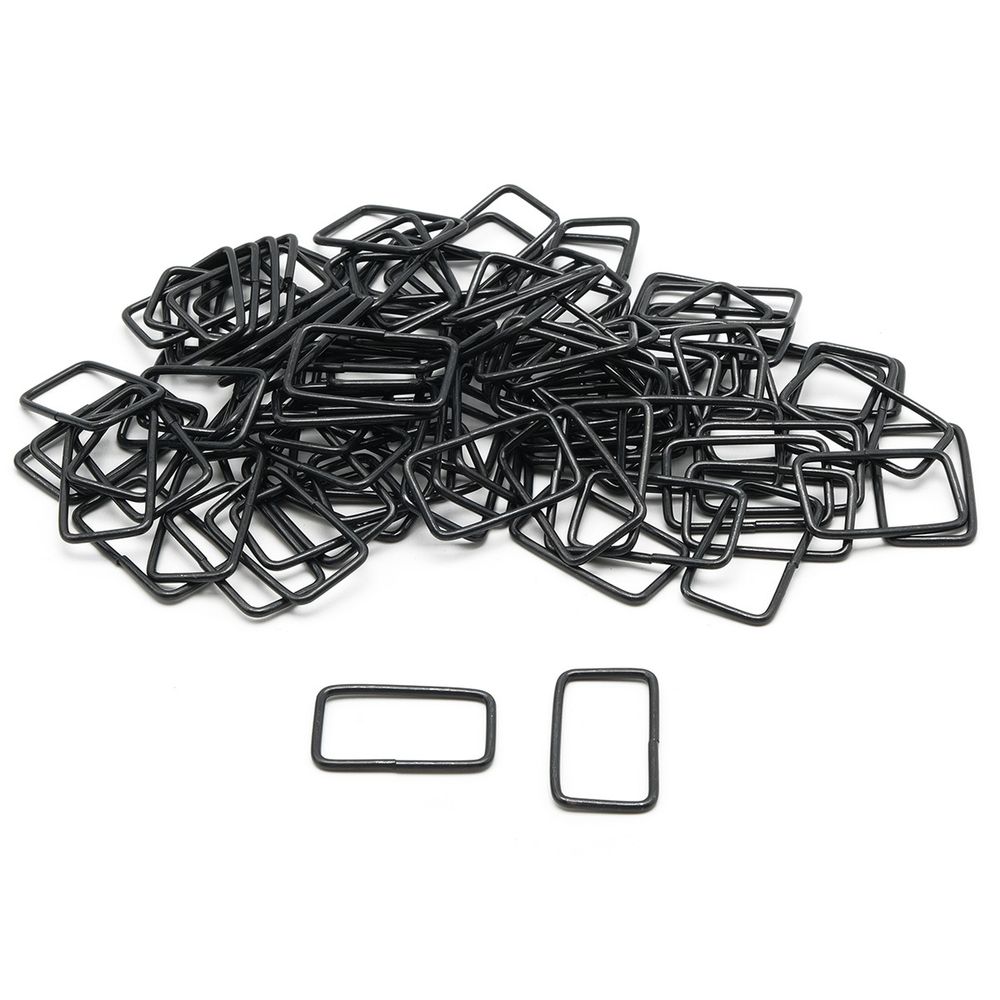 Рамка прямоугольная металл 31х15х2 мм, оксид, 100 шт