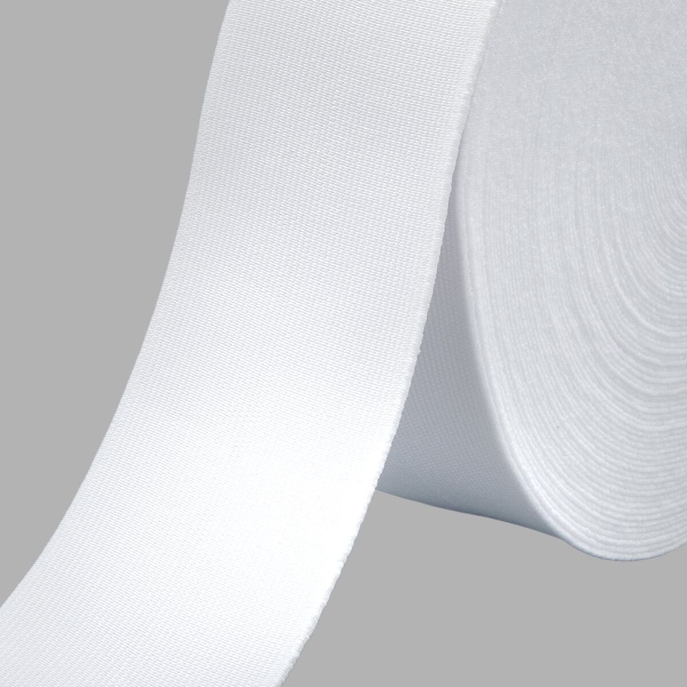 Резинка тканая 60.0 мм / 20 метров, белый