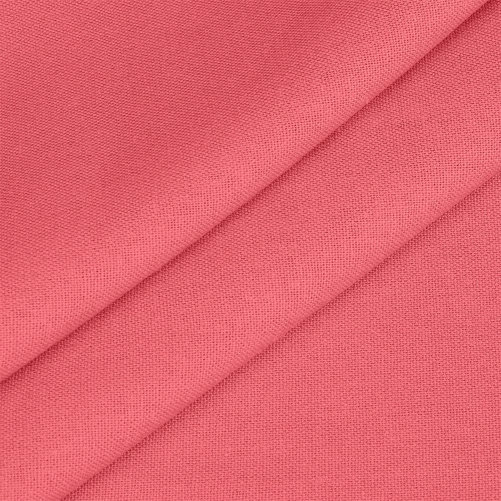 Льняная ткань 200 г/м², 140 см / 5 метров, TBY.Li.1009.12.5, цв.12 коралл