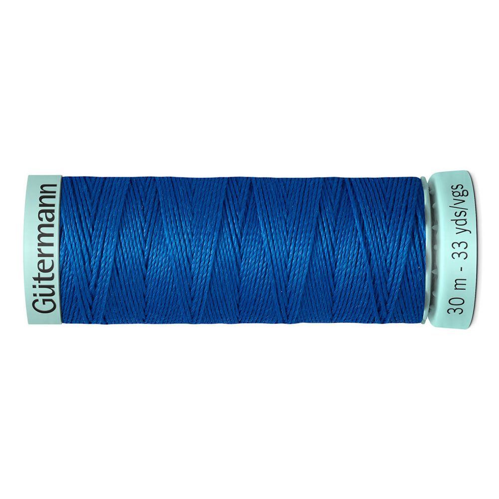 Нитки шелковые Gutermann Silk R753, 30м, 322 синяя бирюза, 5 катушек
