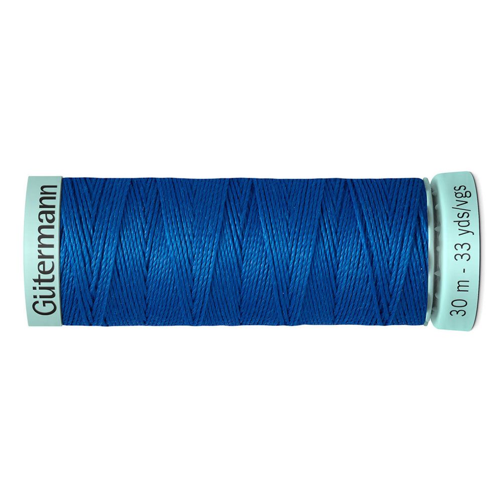 Нитки шелковые Gutermann Silk R753, 30м, 322 синяя бирюза, 5 катушек /TOS/