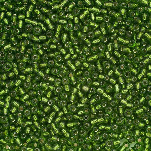 Бисер Astra&Craft 11/0 (2.1 мм), 200 г (10х20 г), цв. 27 зеленый