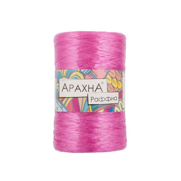 Пряжа Arachna Raffia / уп.5 мот. по 50г, 200м, 09 малиновый