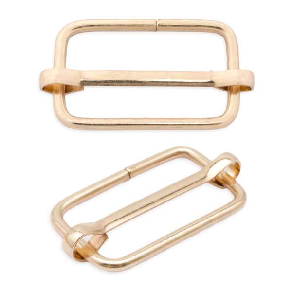 Рамка регулировочная 25 мм ушко (17х31 мм), золото цв.02, 100 шт