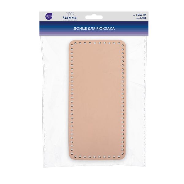 Донце для рюкзака 30х14 см, 1 шт, 08 бежевый, Gamma HAW-07
