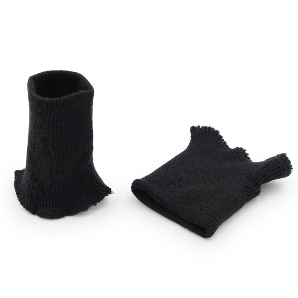 Манжеты трикотажные 8.0х9.5 см, 100 пар, 004 черный