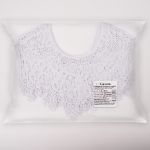 Пришивная кружевная вставка 270 мм, гипюр, 10 шт, Турция, белый, Gamma GIC-40-01