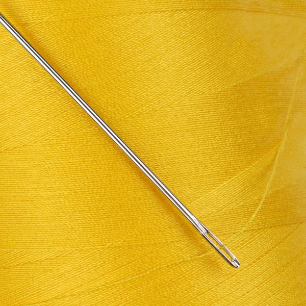 Нитки универсальные Nitka 40/2, 4570 м (5000 ярд) / 1 кат., 385 ярко-желтый