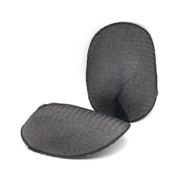 Плечевые накладки (подплечники) реглан 100х130х10 мм, черный, 50 пар