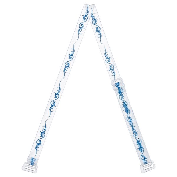 Бретели для бюстгальтера 10 мм, 10 пар, синий, Gamma BR-1008