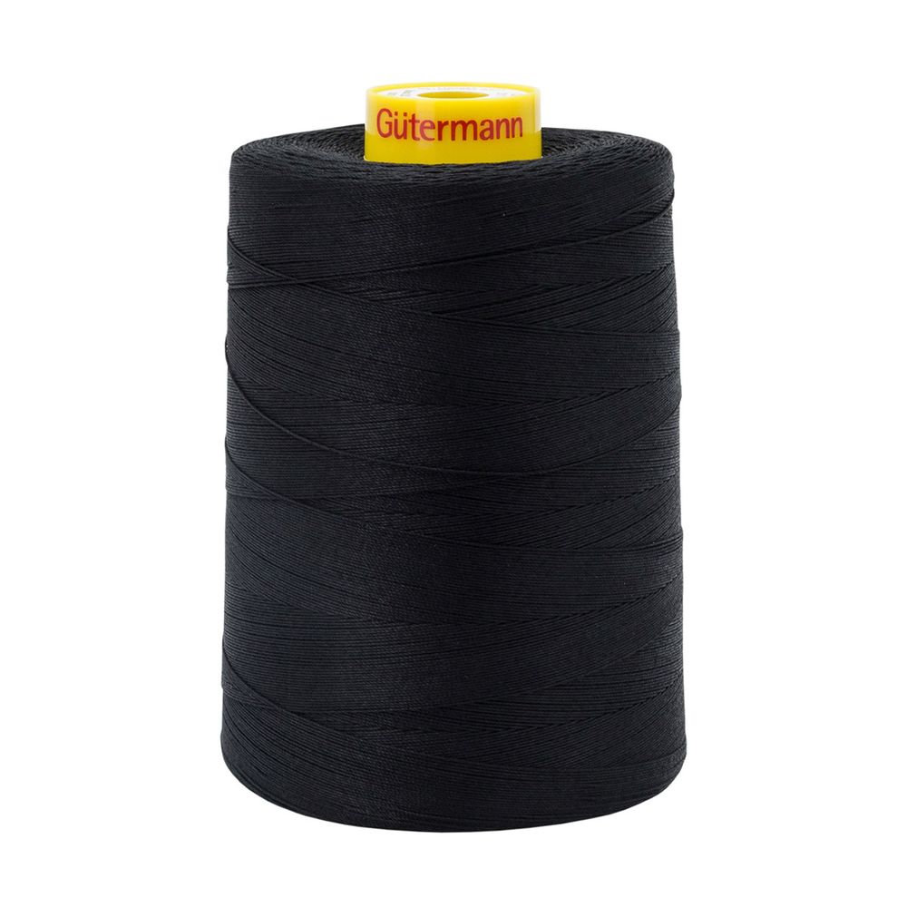 Нитка Gutermann Mara 30 (3000 метров), 1 боб., для отстрочки | 2111 ультра-черный