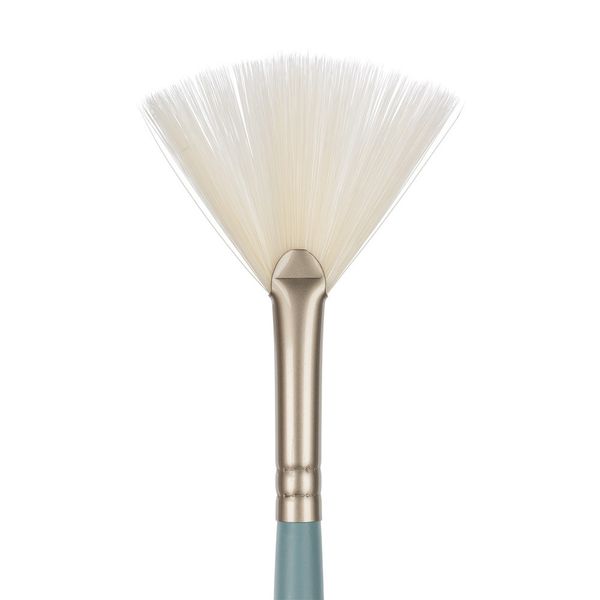 Кисть синтетика №08 веерная, 10 шт, длинная ручка, Vista-Artista 40135-08