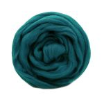 Шерсть для валяния Троицкая п/тонкая 1х100 г (до 29 мкр), 14 морская волна