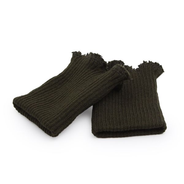Манжеты трикотажные 7.0х9.5 см, 1 пара, в-72 т.оливковый