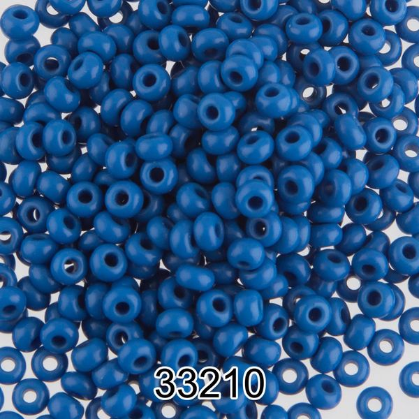 Бисер Preciosa 10/0 (2.3 мм), 500 г, 33210(Ф174) голубой