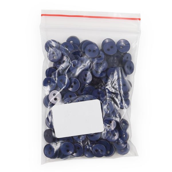 Пуговицы 2 прокола 14L, 9 мм, (Blue2 (синий2)), NE74, 144 шт