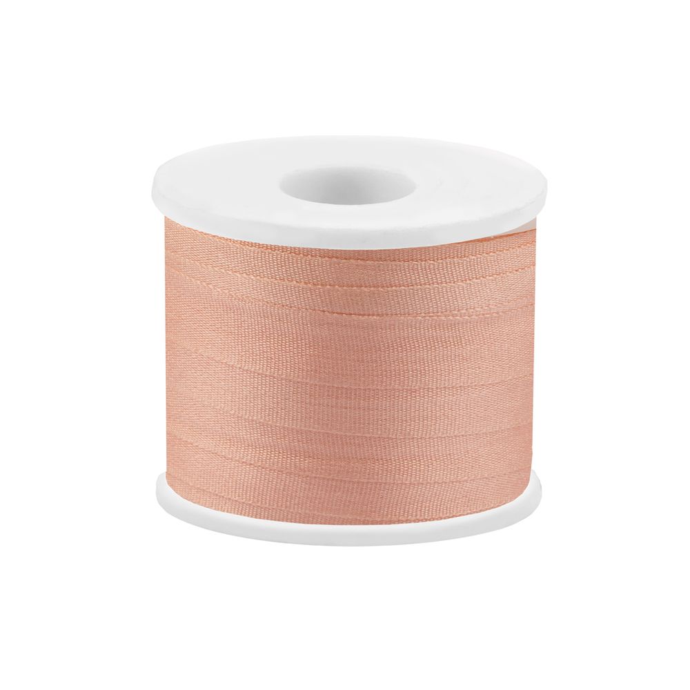 Лента (тесьма) шелковая 7.0 мм / 45.5±0.5 метров, №050 бл.розовый, Gamma SR-7