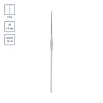 Крючок для вязания ⌀1.5 мм, 12 см, 12 шт, сталь, №5, Gamma MCH