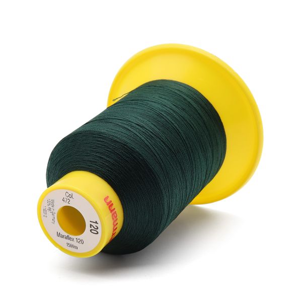Нитка эластичная Gutermann Maraflex 120, 1500 м, 716936, 472 т.бутылочный, 1 катушка
