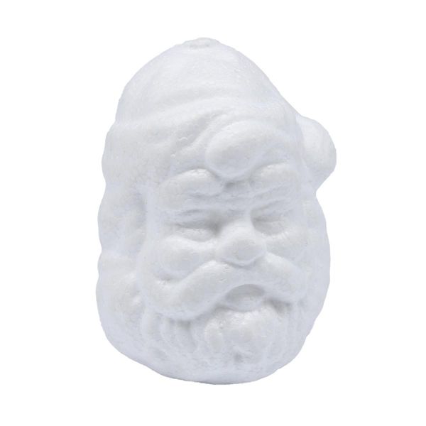 Заготовка из пенопласта Голова Санта-Клауса (подвеска), h 8х5см