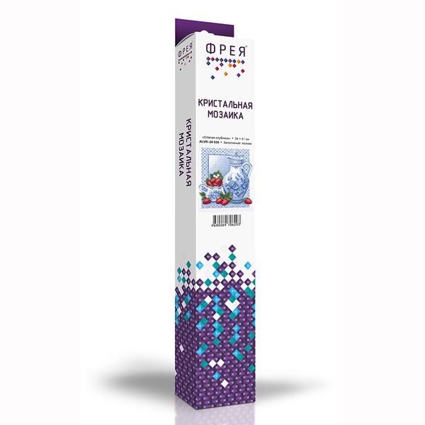 Алмазная (кристальная) мозаика Фрея, Спелая клубника, 41х34 см