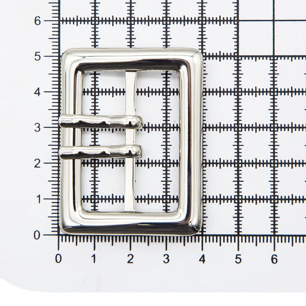 Пряжка 38 мм. никель, 4 шт