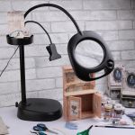 Лупа-трансформер с подсветкой ⌀13 см (ув.х2) /РП/, Ferstel FR-09