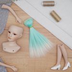 Трессы Элит прямые двухцветные №17/HT-2513/60, длина 17см, ширина 100 см, 1шт, 26307