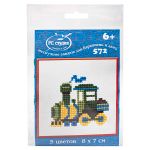 Набор для вышивания нитками РС Студия, Паровозик 8х7 см