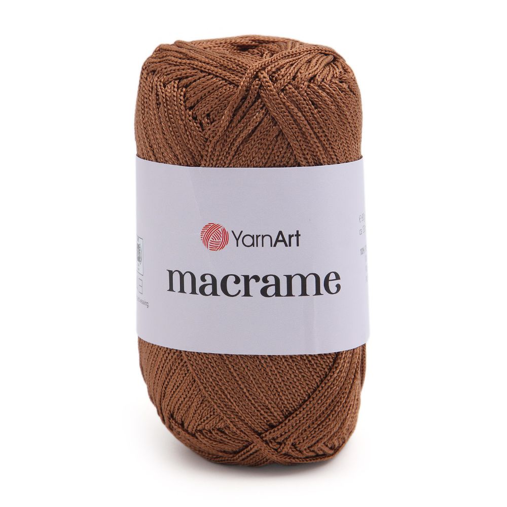 Пряжа YarnArt (ЯрнАрт) Macrame / уп.6 мот. по 90 г, 130 м, 151 коричневый