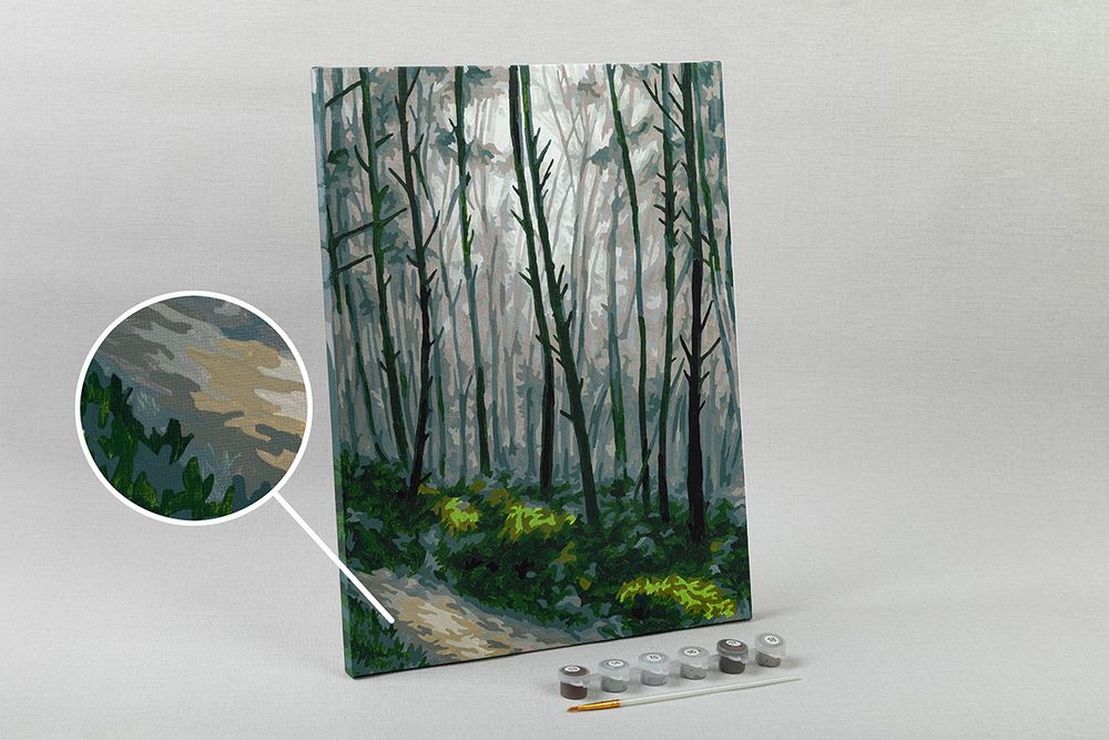 Картина по номерам Фрея, Таинственный лес, 40х30 см