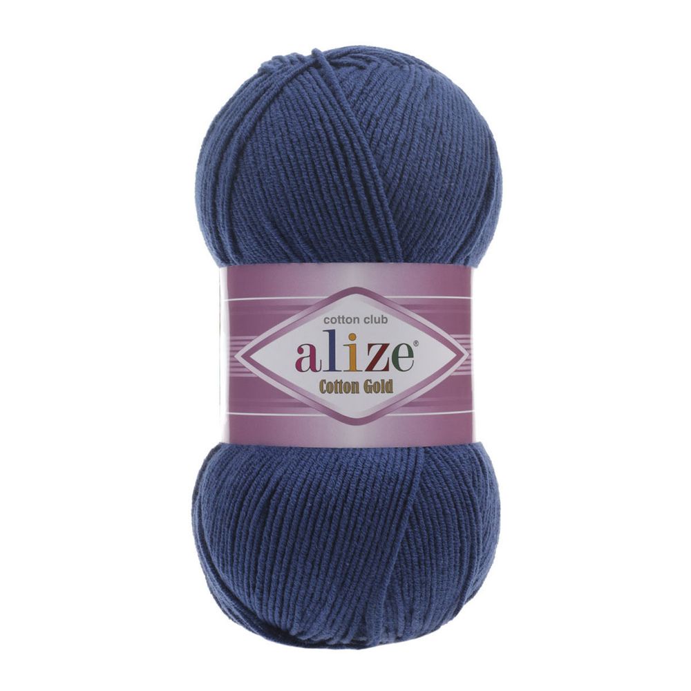 Пряжа Alize (Ализе) Cotton Gold / уп.5 мот. по 100 г, 330м, 279 джинс A