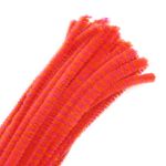 Проволока синельная двухцветная 6 мм / 300мм, 30 шт, Astra&Craft (B-059 красный/золотой)