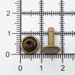 Хольнитены двухсторонние ⌀9 мм, h=11 мм, цв.антик, 100 шт