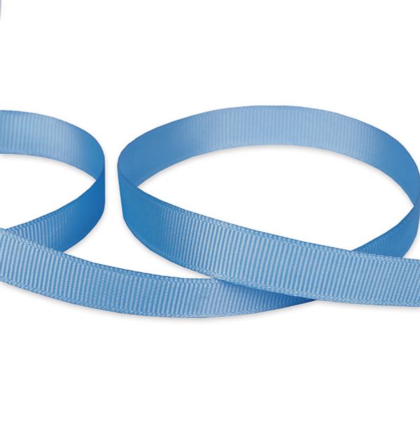 Лента репсовая (в рубчик) 12.0 мм / 45.5 метра, 098 т.голубой, Gamma GR-12