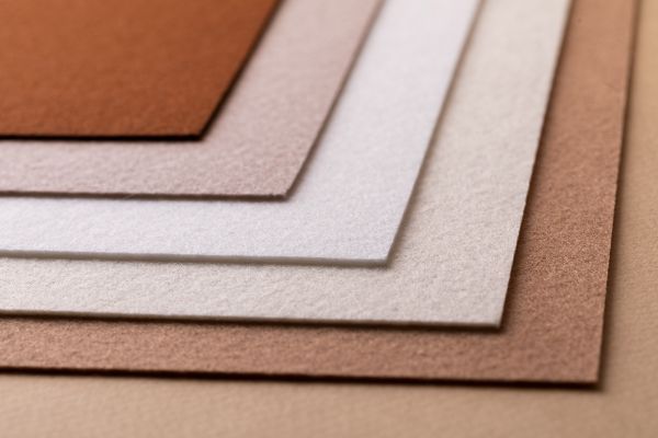 Фетр листовой жесткий 1.2 мм, 27х30 см, 5 шт, Плюшевый мишка, Gamma FKS12-27/30