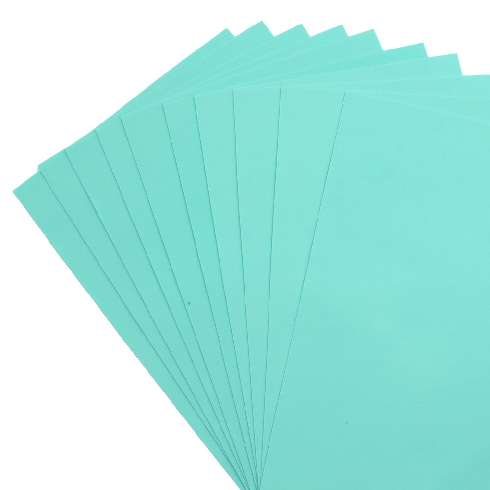 Фоамиран EVA-1010, 10 шт, 20х30 см, 1 мм., Astra&Craft (ZK-023/BK018 мята)