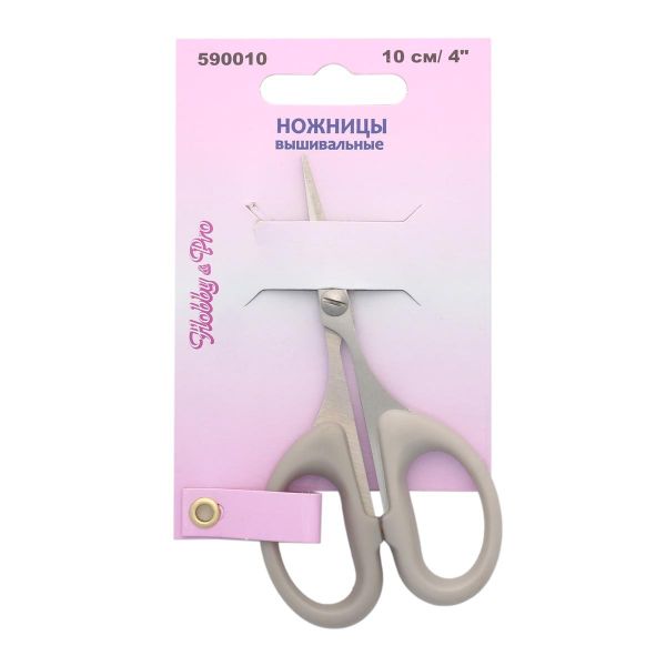 Ножницы рукодельные для вышивки 10 см / 4 см, Hobby&Pro, 590010, 2 шт