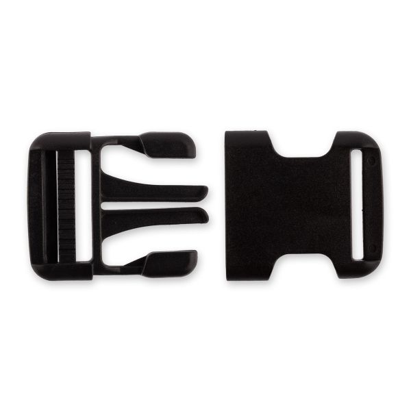 Фастекс (пряжка трезубец) пластик 32 мм, 100 шт, черный, Gamma SB06